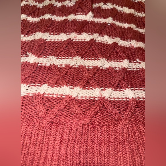 GARNET HILL Linen & Organic-Cotton Button-Detail Sweater SIZE: SMALL - Picture 4 of 8